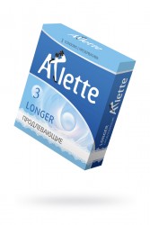 Презервативы с продлевающей смазкой Arlette Longer №3 (в уп. 3 шт)